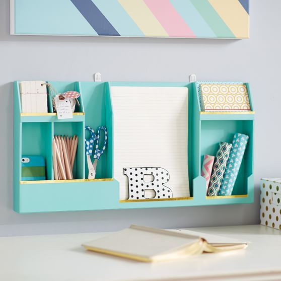 Wall Mounted Paper Organizer
 4 Desk Organization Ideas And 25 Examples Shelterness