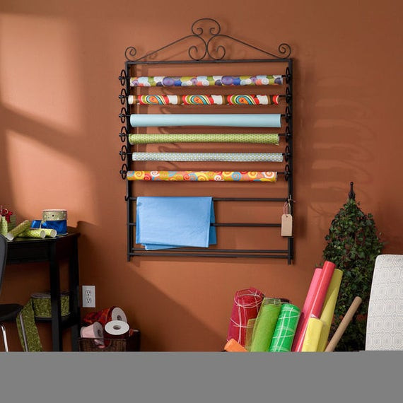 Wall Paper Organizer
 Items similar to Craft Storage Organizer Wall Mounted