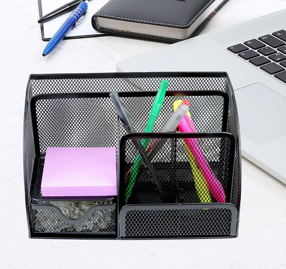 Wire Desk Organizer
 Mesh Wire fice Supplies Desk Organizer – Cubicle