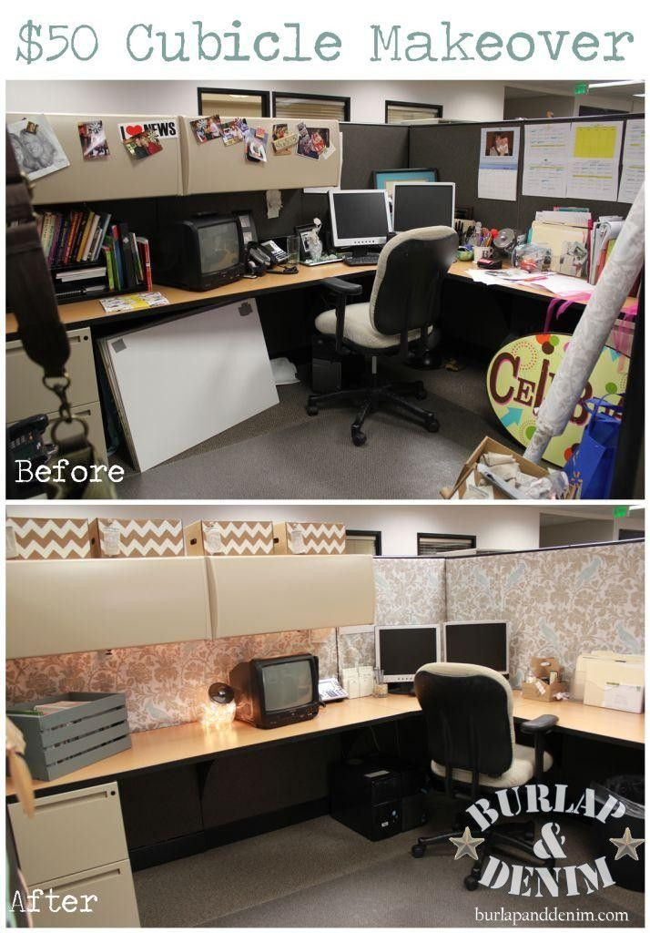 Work Office Organization Ideas
 25 best ideas about Cubicle Makeover on Pinterest