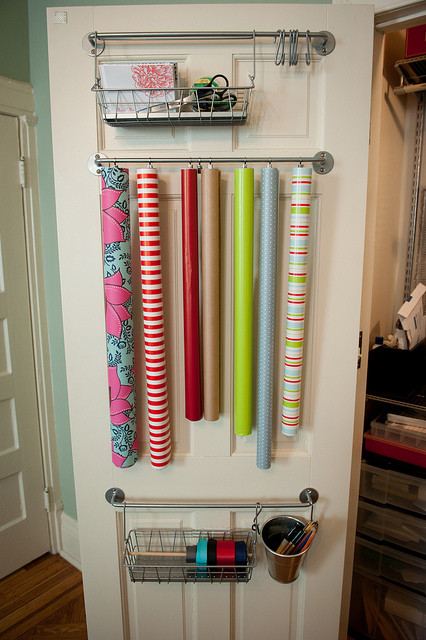 Wrapping Paper Organizer
 Craftaholics Anonymous
