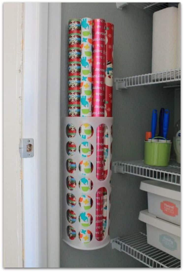 Wrapping Paper Organizer
 Home Organizing Ideas Can We Ever Get Enough of Them