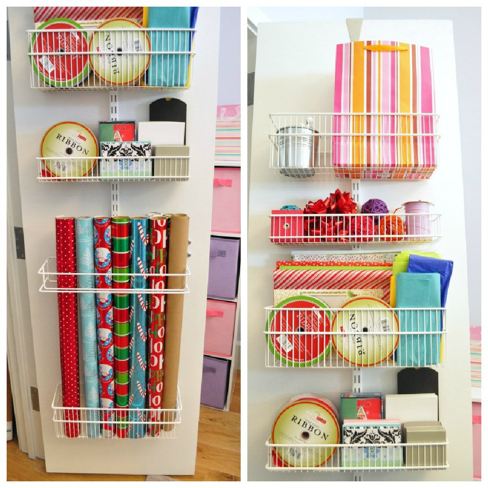 Wrapping Paper Organizer
 The Avid Appetite